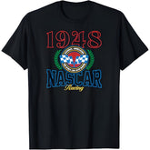NASCAR - Vintage 1948 Heritage Crest Racing Logo Black T-Shirt