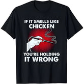 NEW Electrician Funny Solder If It Smells Like Chicken Gift Idea Tee T-Shirt High-quality Streetwear