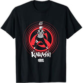 Narutos Shippuden Kakashi Shares an Eye Symbol Anime T-Shirt