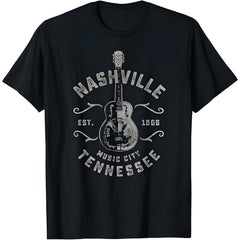 Nashville Music City USA Vintage T-Shirt