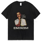 New Arrival Rapper Eminem Short Sleeved Round Neck Y2k Tshirt Men Clothing New in Top & Tees Mens T-Shirt Camisetas
