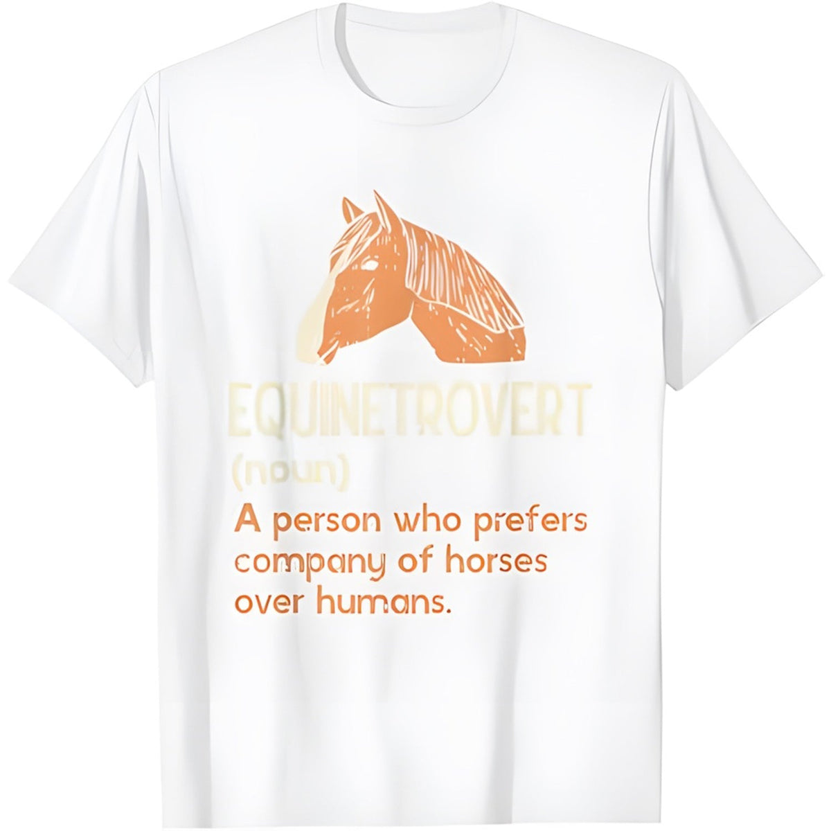 Fun Horse Lover Humor  Funny Horse Definition T-Shirt1