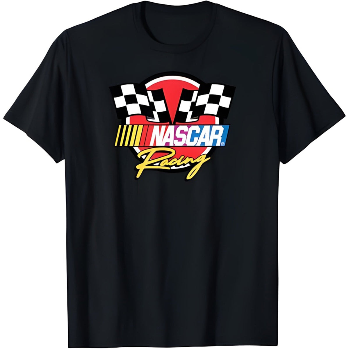 NASCAR - Racing Checkered Flags Logo T-Shirt