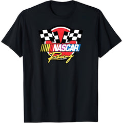 NASCAR - Racing Checkered Flags Logo T-Shirt