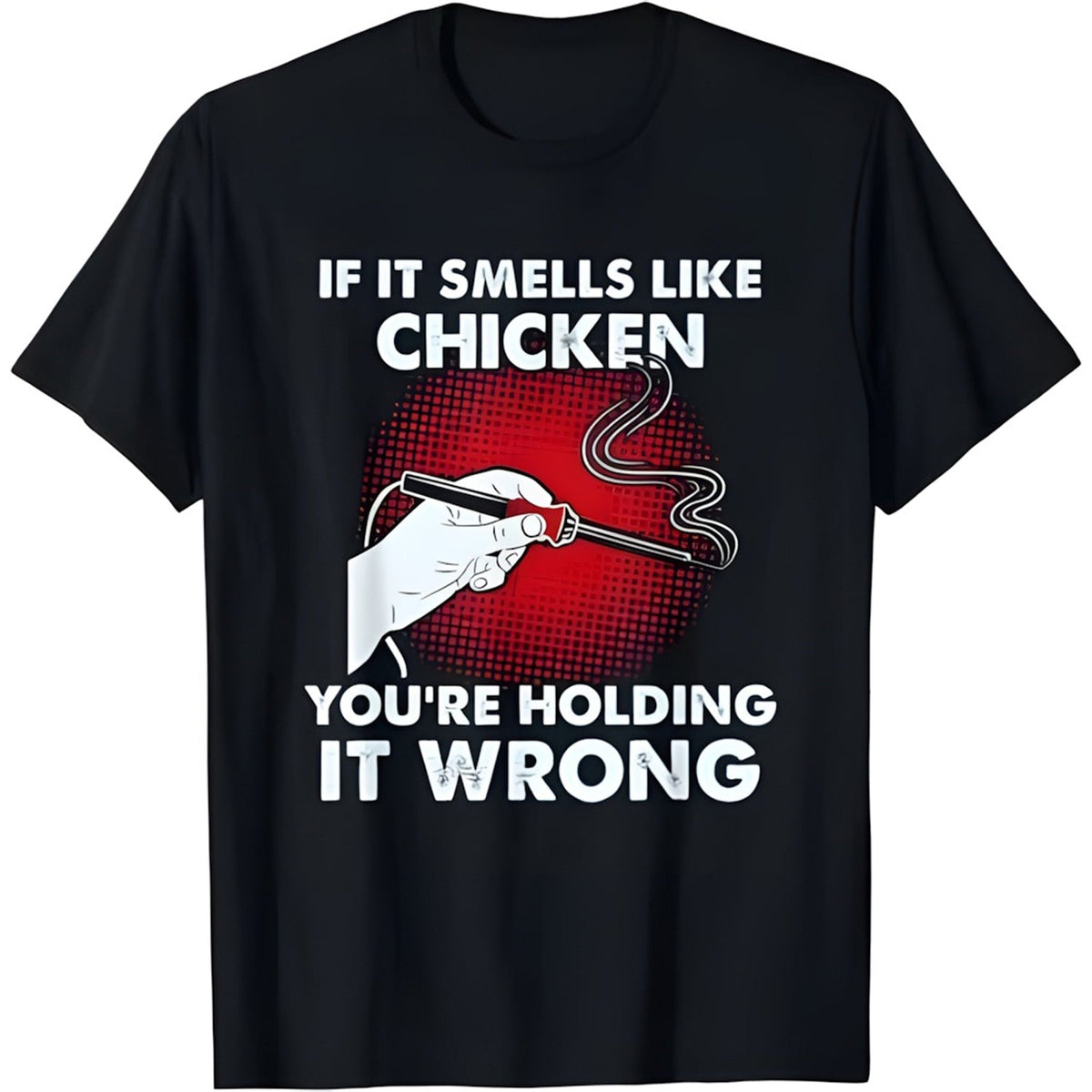 NEW Electrician Funny Solder If It Smells Like Chicken Gift Idea Tee T-Shirt High-quality Streetwear