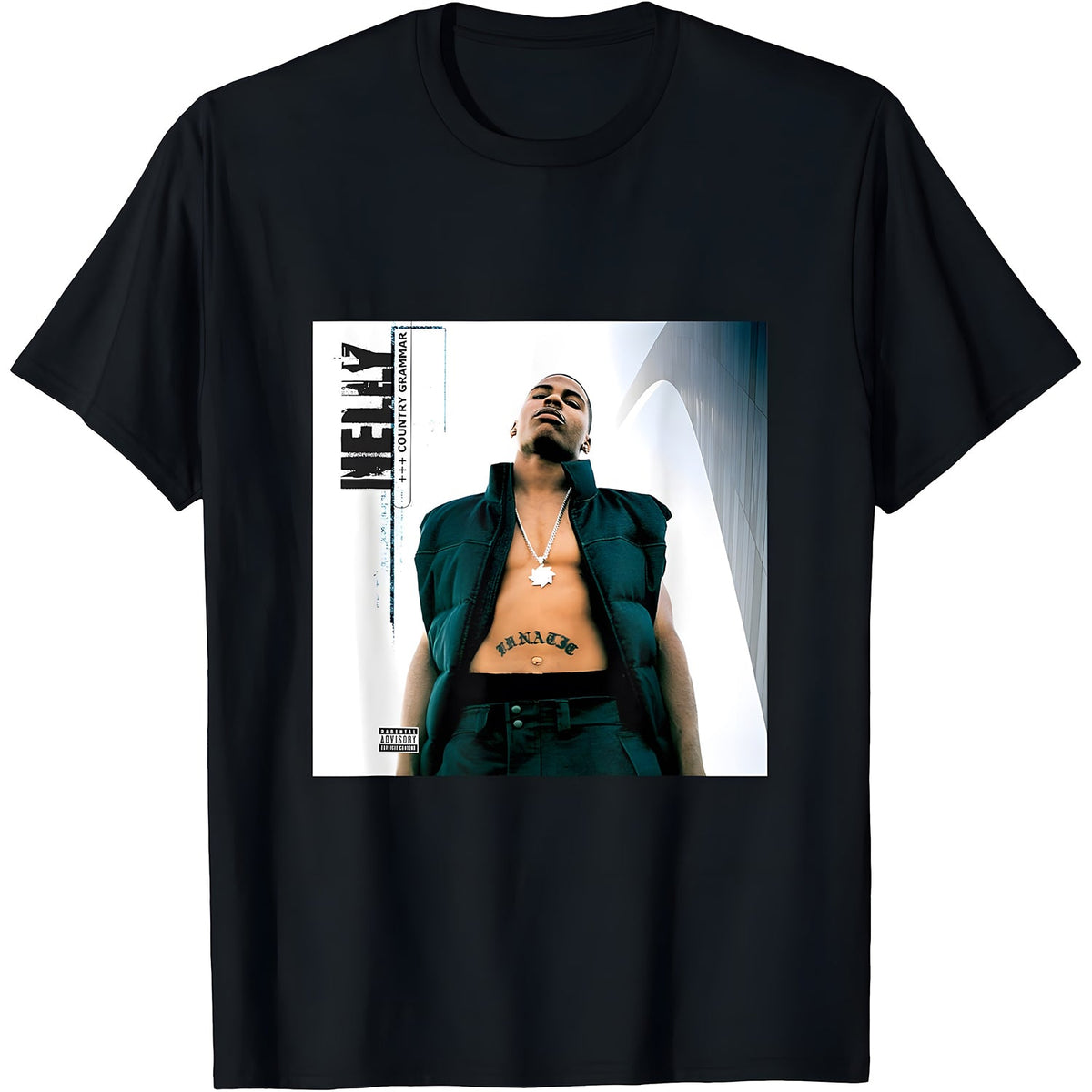 Nelly's Country Grammar Album Cover Derrty Entertainment T-Shirt