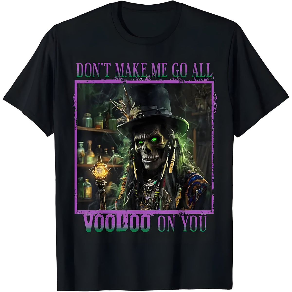 New Orleans Ghost Tour Scary Priest Voodoo Mardi Gras 2026 T-Shirt